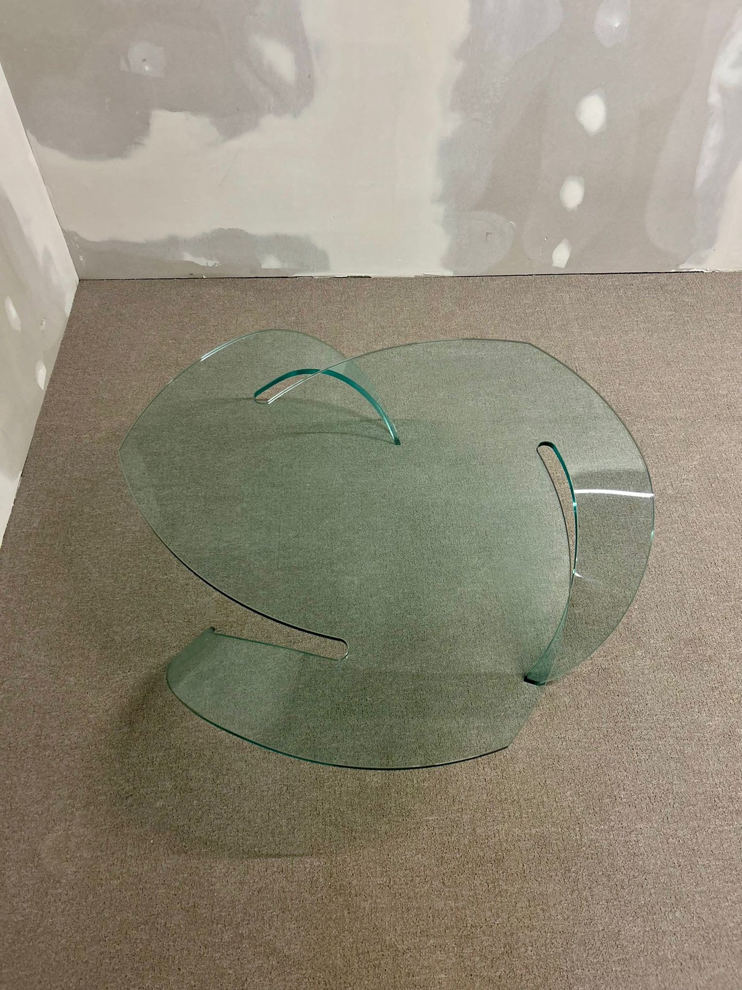 Design Glas Couchtisch Unikat Coffee Table Blickfang