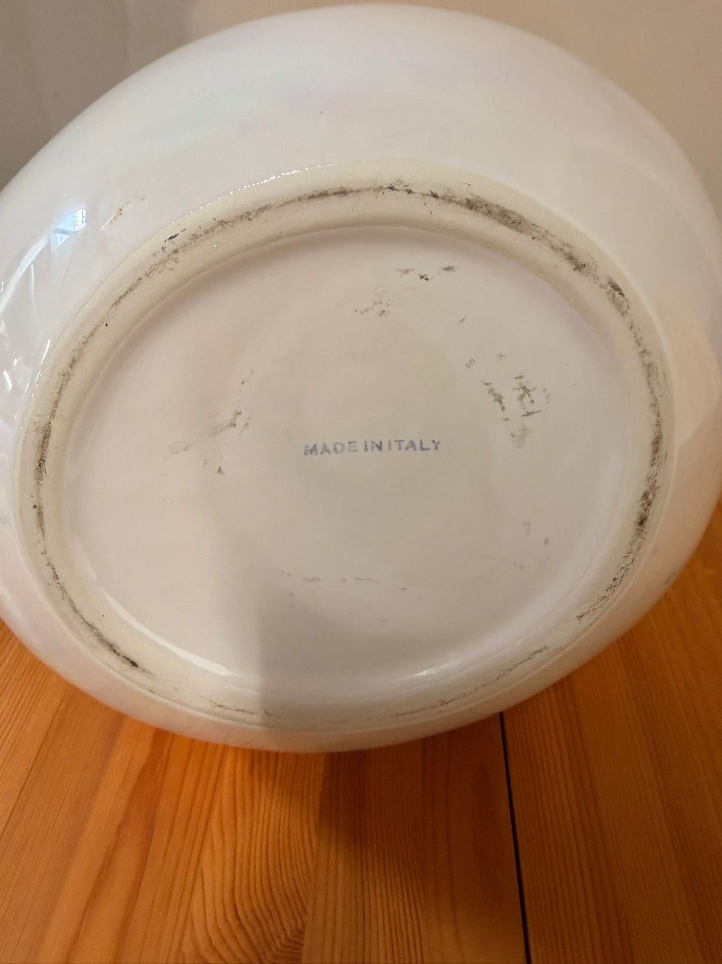 Italienische Vintage Keramik Nautilus Muschel Perlmutt 70er