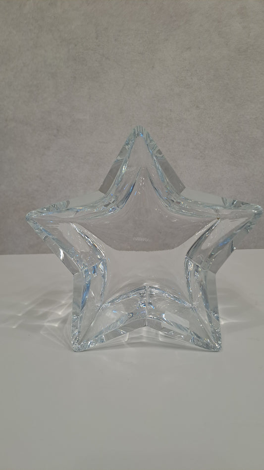 2er Set weihnachtliche Sternschalen von Saphira Glas Design