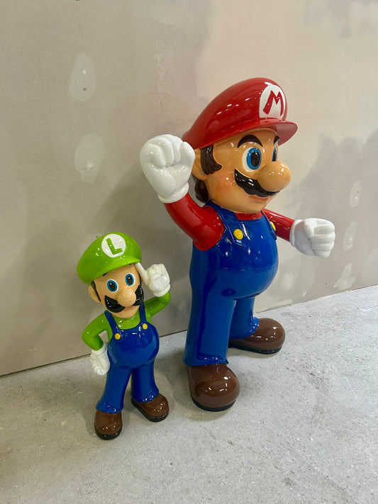 Mario & Luigi Figuren Set - Super Mario Bros Nintendo Deko