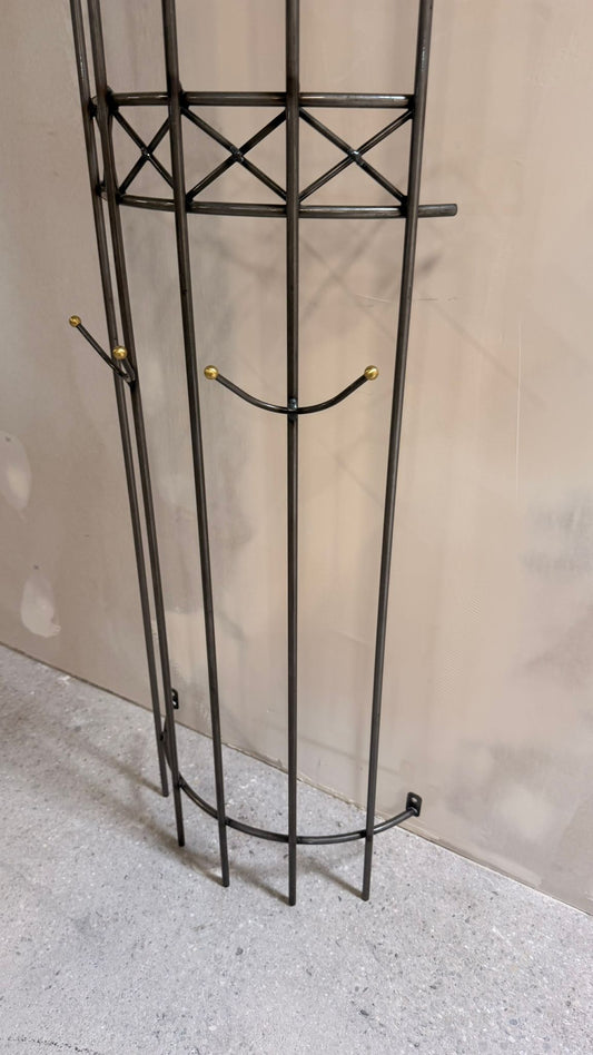 Garderobe mit Wandmontage aus Metall