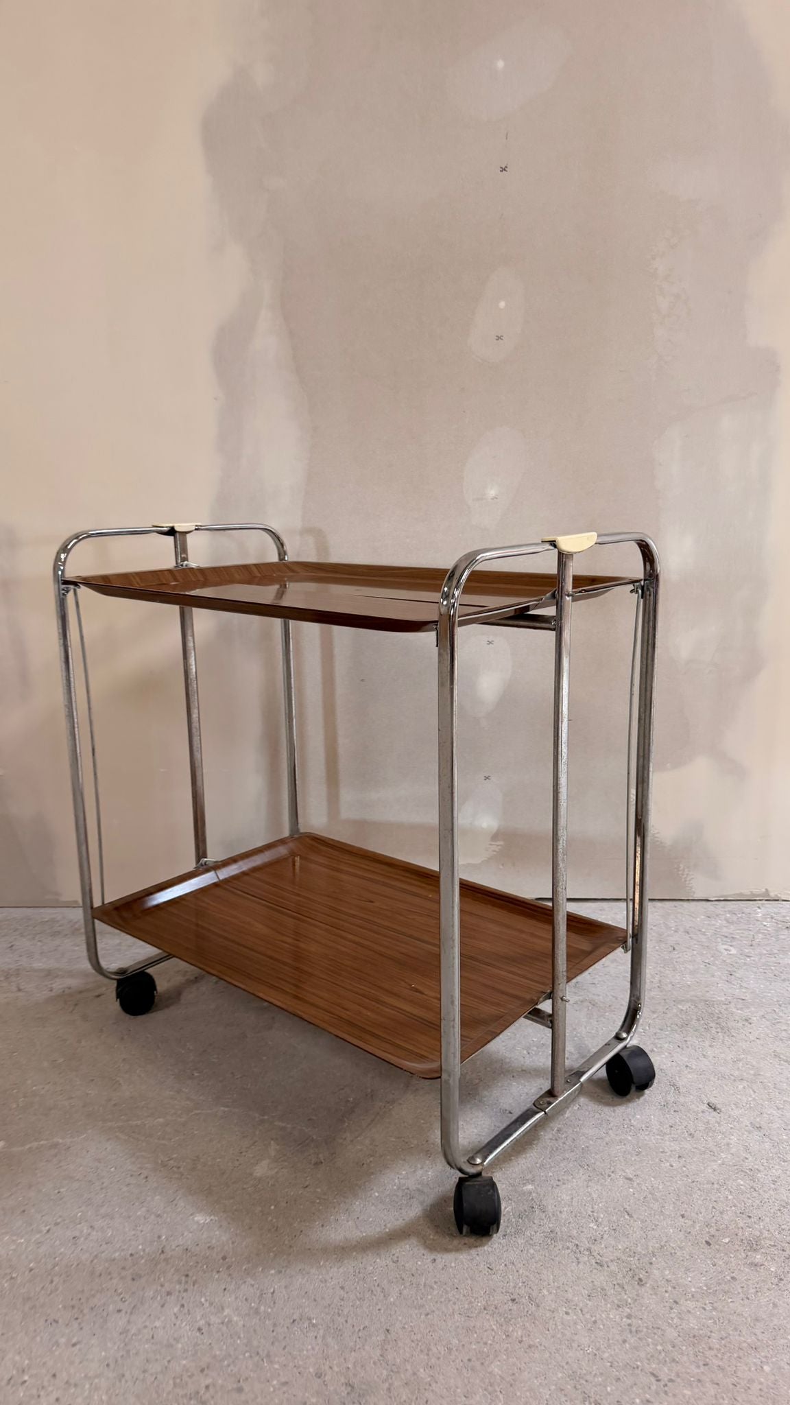 Mid Century klappbarer Servierwagen/ Barwargen aus den 60`s