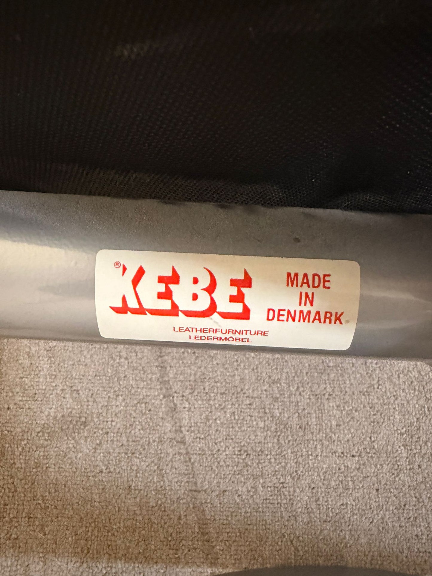 Designer Relaxsessel aus Leder von Kebe Made in Denmark