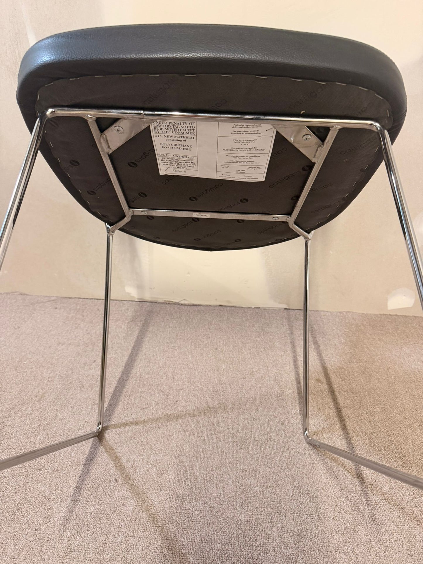 Stuhl New York von Connubia by Calligaris, Polsterstuhl