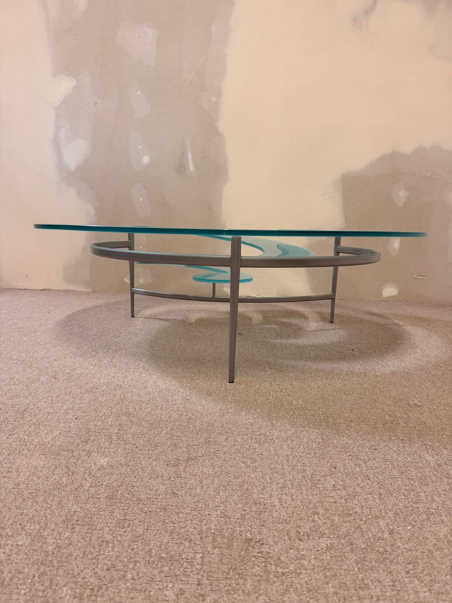 Cattelan Italia Couchtisch Spiralform Coffee Table Glastisch
