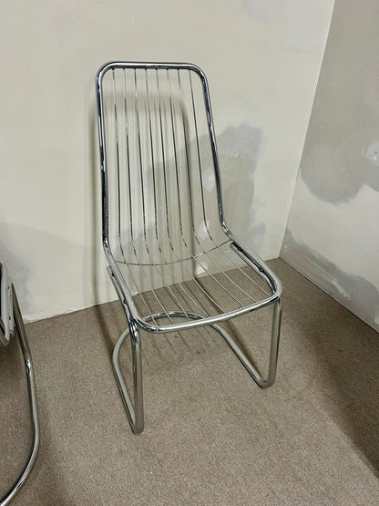 Freischwinger Stühle Gastone Rinaldi Rima Italia Leder