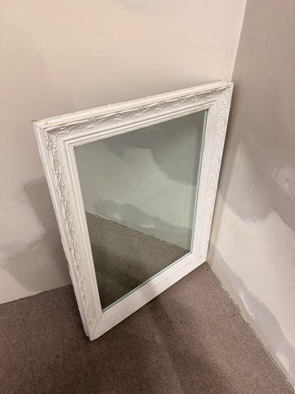 Spiegel weiss mit Verzierungen Shabby Chic, Wandspiegel