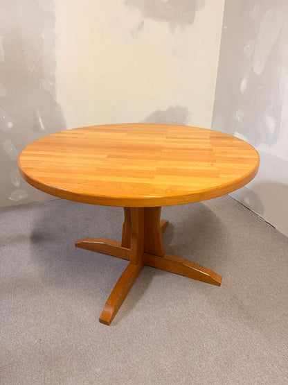 Runder Mid Century massivholz Esstisch