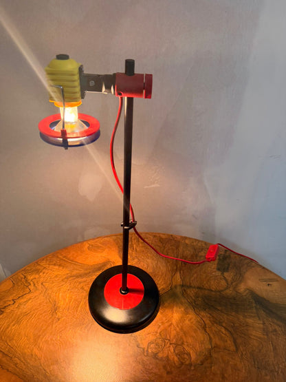 Memphis Design Lampe aus den 80er Jahre, verstellbar