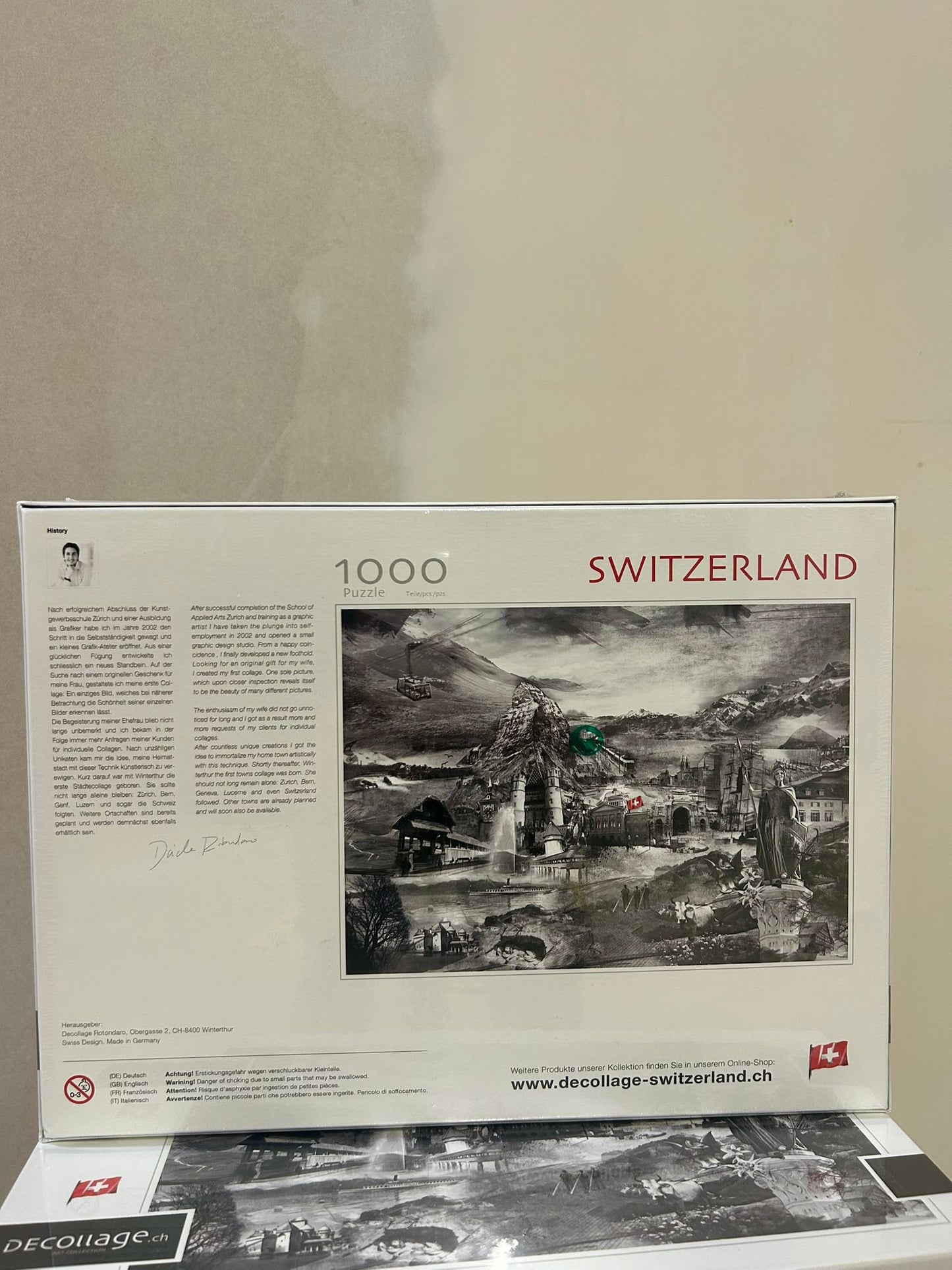 Ravensburger Puzzle Switzerland 1000 Teile Neu Decollage