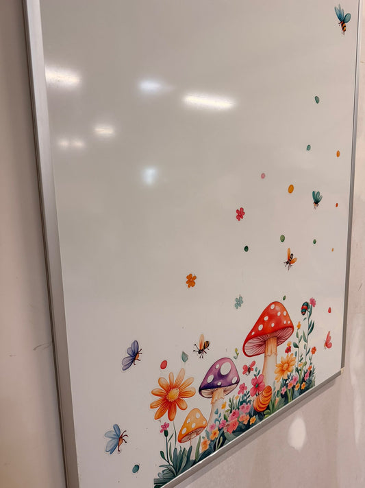 Whiteboard Magnettafel von Legamaster mit Wandsticker