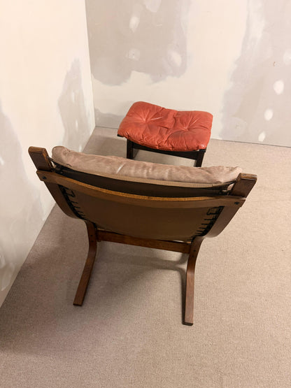 Siesta Sessel und Ottoman von Ingmar Relling für Westnofa