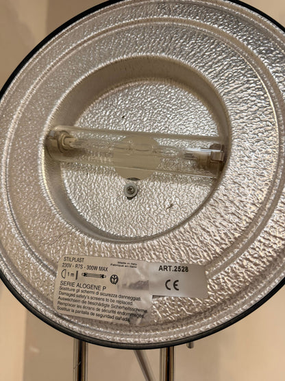 Verstellbare designer Stehlampe im Space Age Stil, verchromt