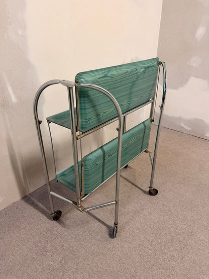 Klappbarer Vintage 1960`s Gerlinol Dinett Servierwagen