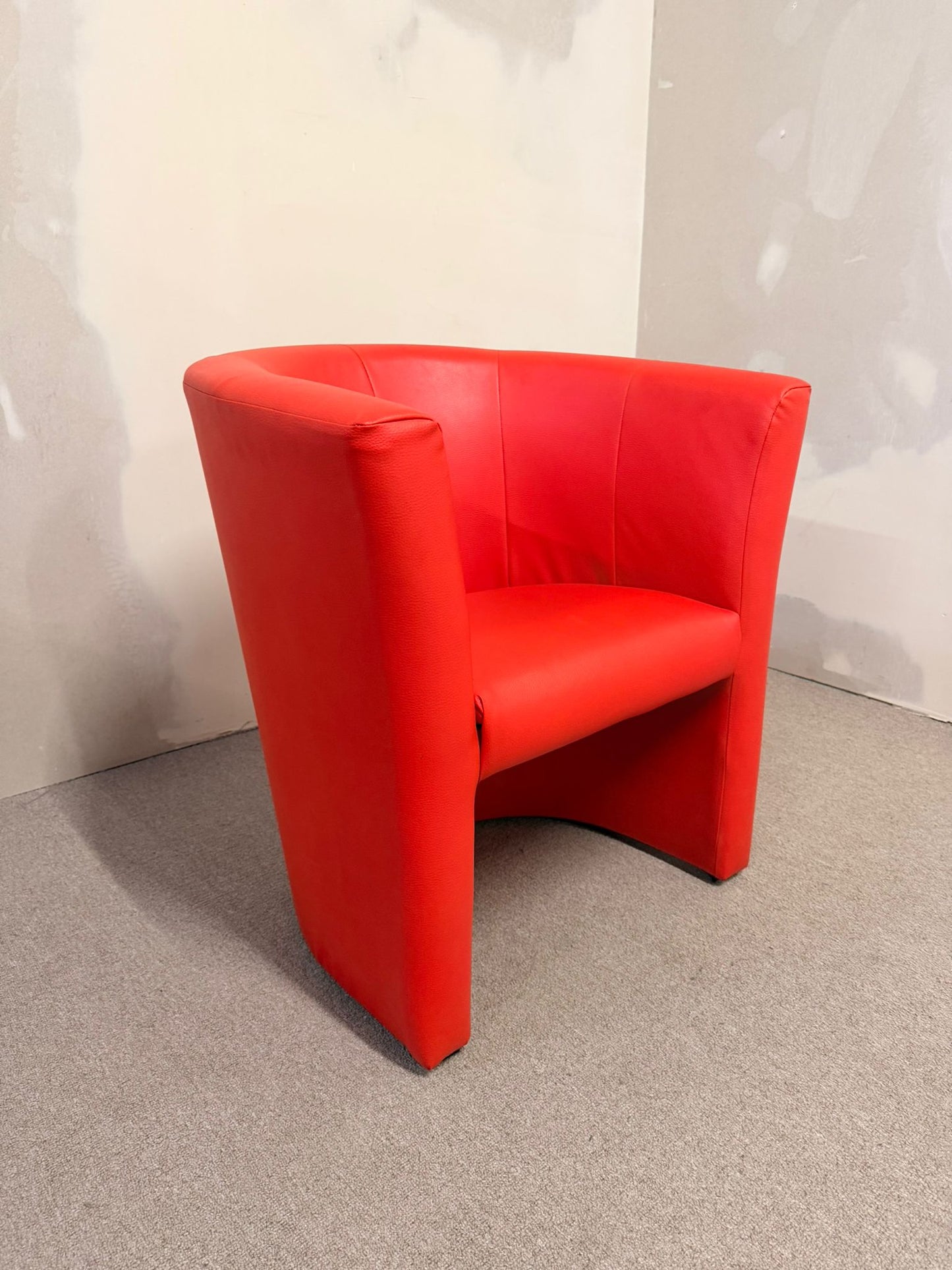 Roter Design Sessel Cocktailsessel Clubsessel