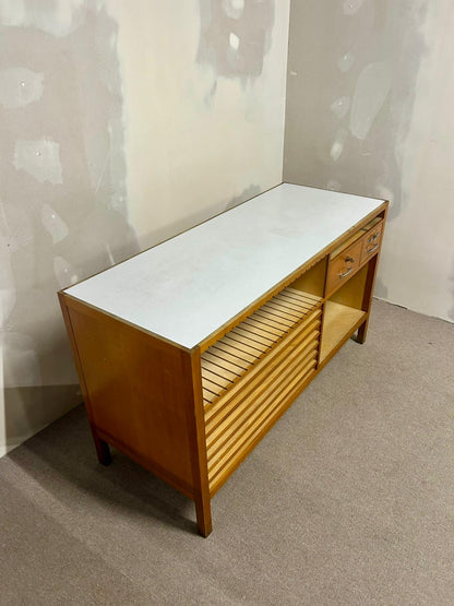 Vintage Sideboard Holz, Verkaufstresen,Regalböden/Schubladen