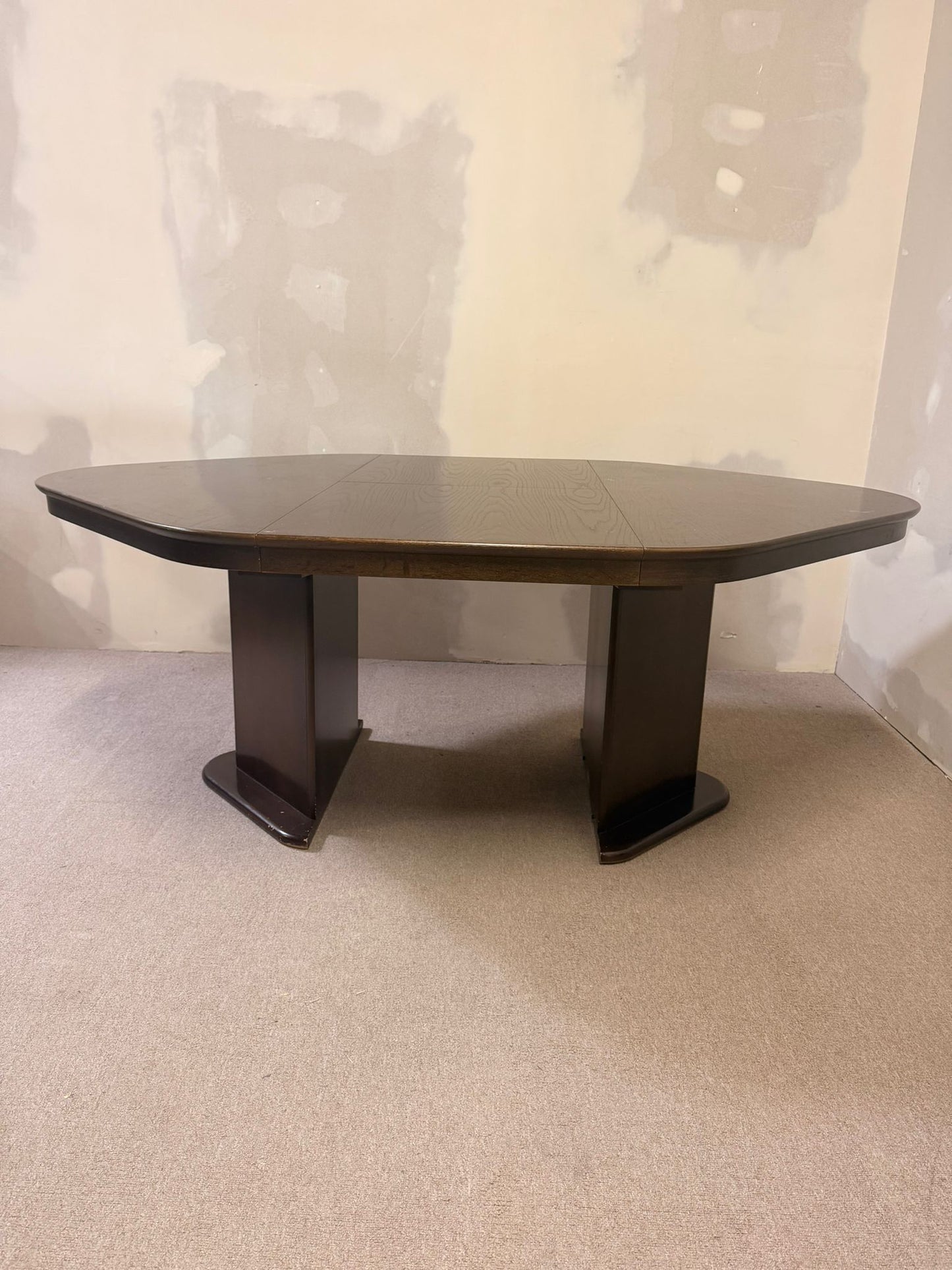 Esstisch ausziehbar im Art Deco Stil Holz massiv