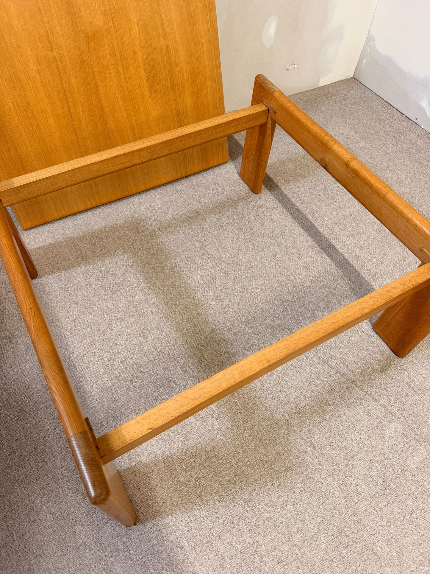 Schwedischer quadratischer vintage Couchtisch aus Holz