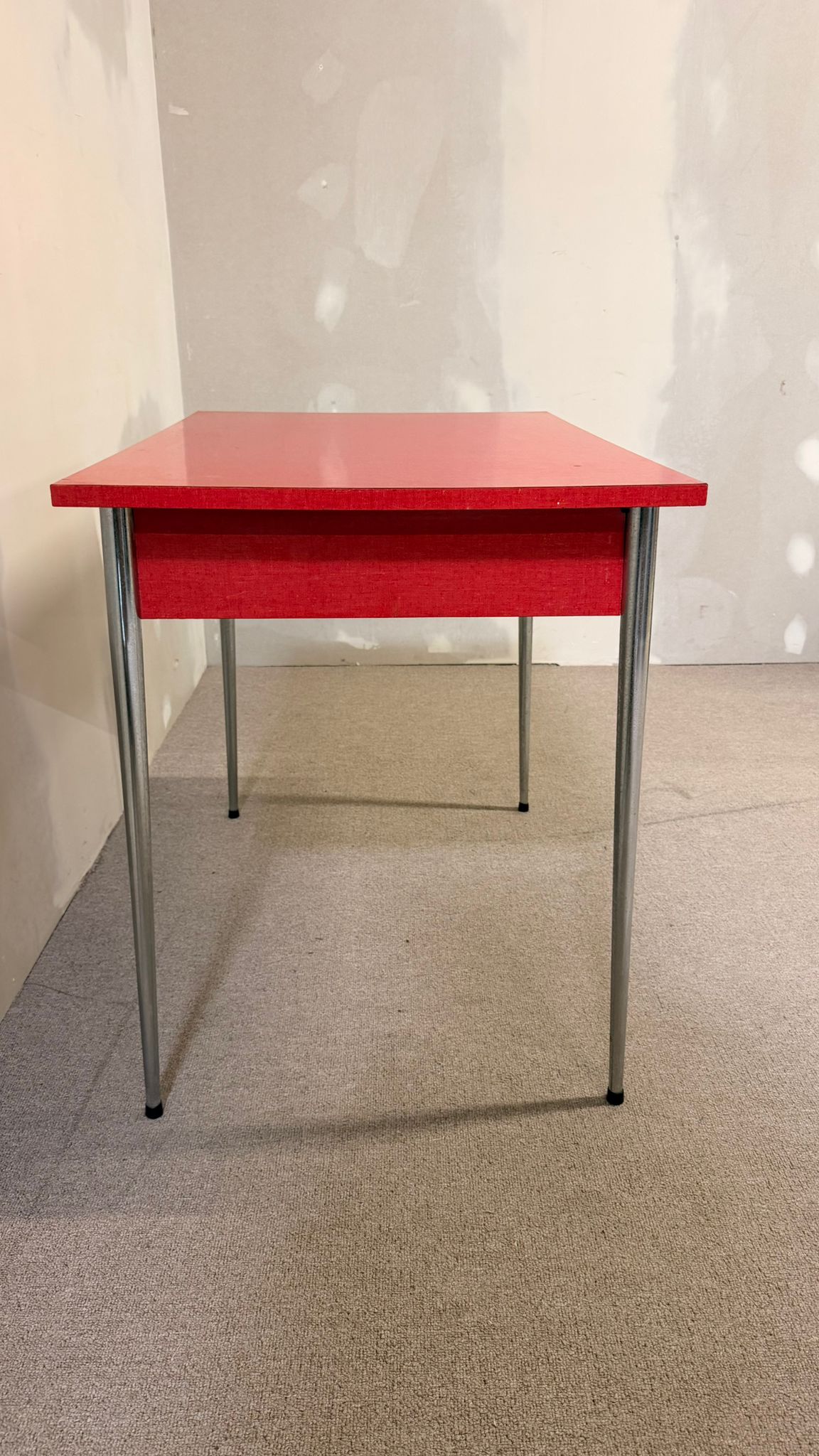 Retro Vintage Kelko Küchentisch aus den 60er Jahren in Rot