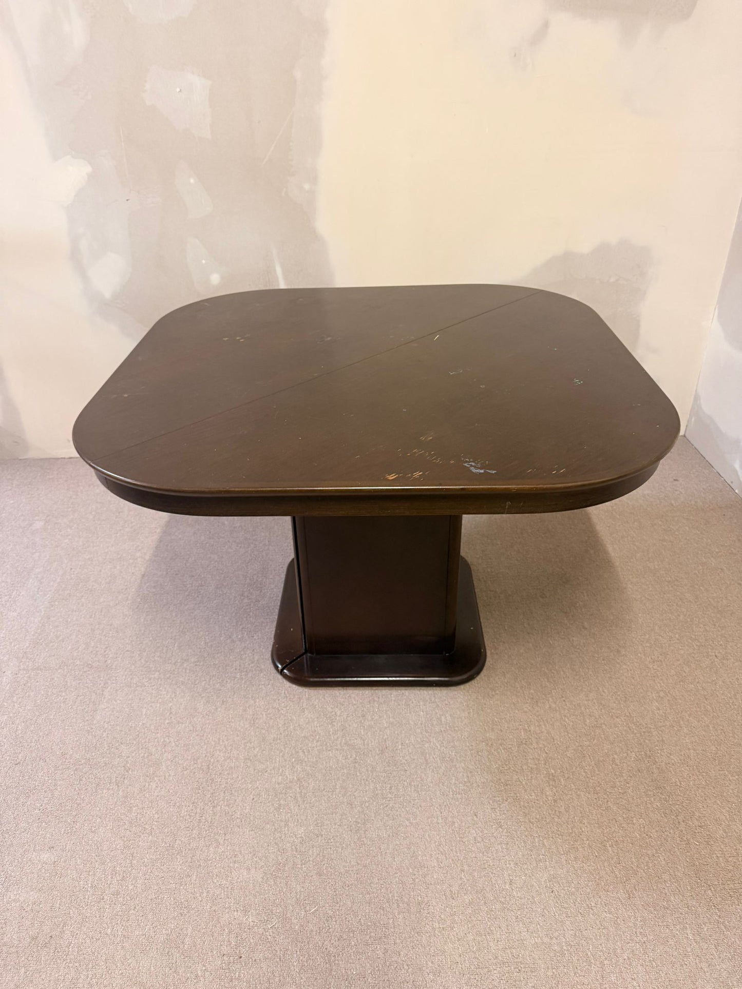Esstisch ausziehbar im Art Deco Stil Holz massiv