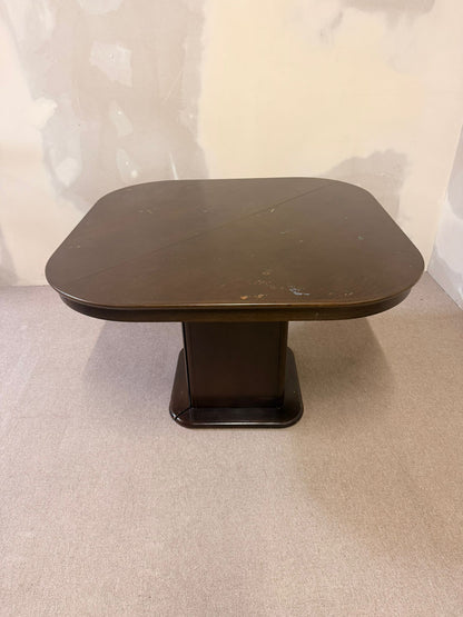 Esstisch ausziehbar im Art Deco Stil Holz massiv
