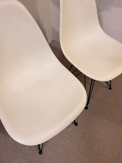 Design Schalenstuhl weiss ähnlich wie Vitra Eames