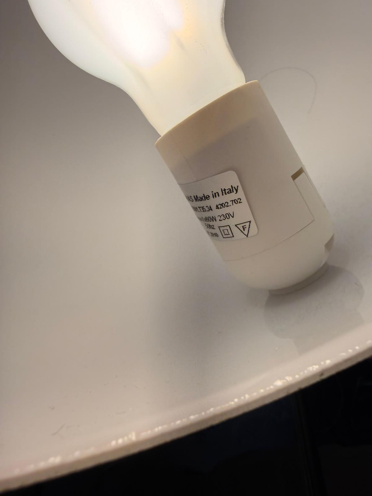 Retro Kugellampe AGHAS Kollektion Made in Italy, Tischlampe