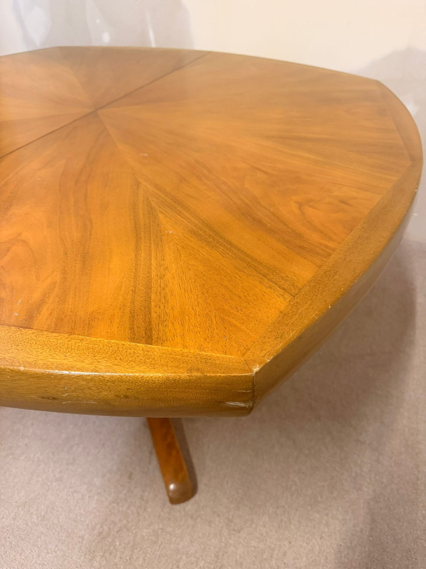 Dänischer ausziehbarer Mid Century Teak Esstisch