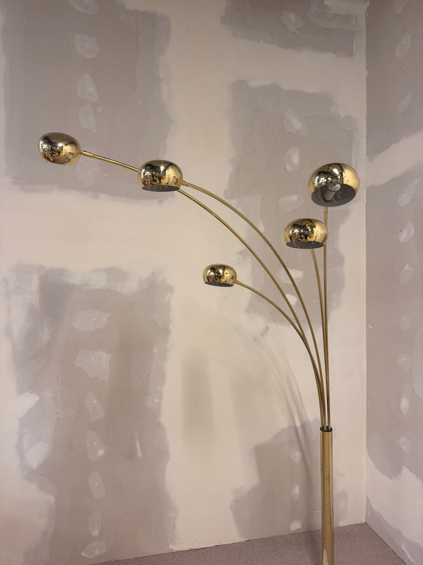 Vintage Designer Bogenlampe „Rondo“ von LaRelco Milano Italy