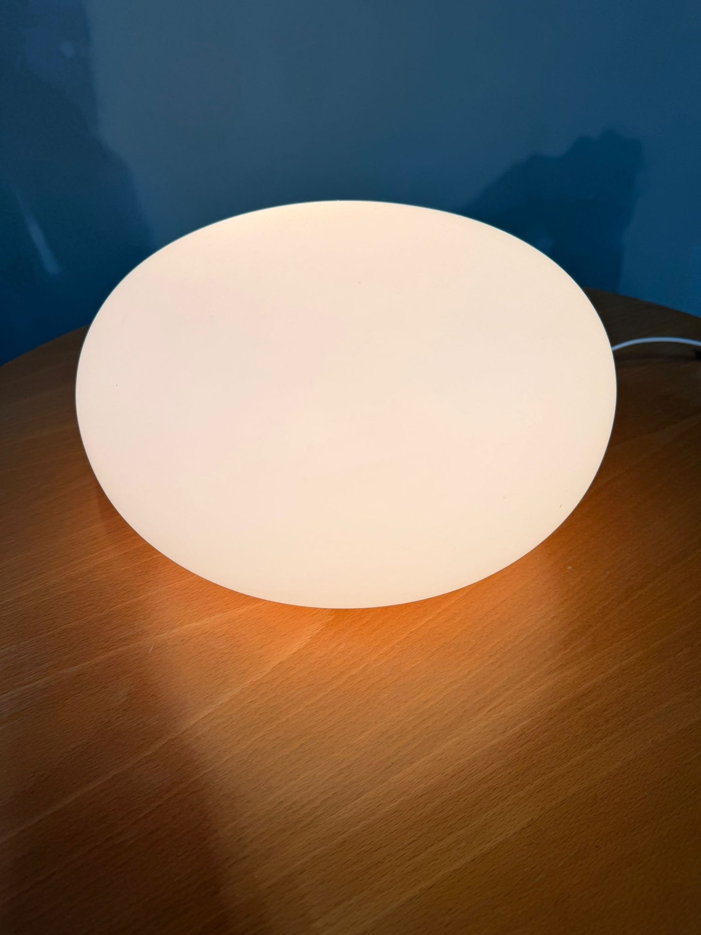 Vintage Space Age Tischlampe Bodenlampe ovale Form