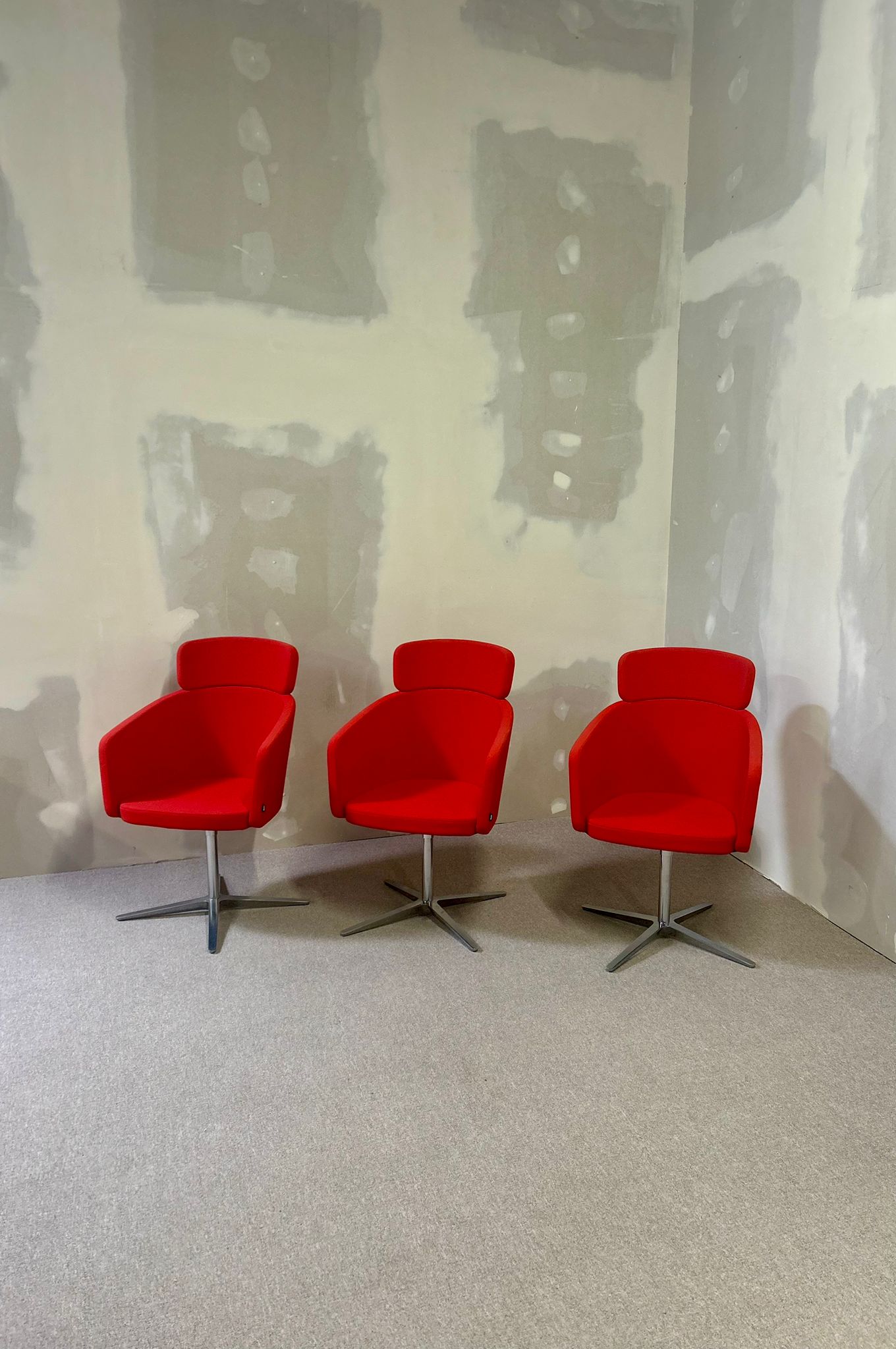 Bene Drehstühle Konferenz Stühle rot wie neu top Zustand 1x