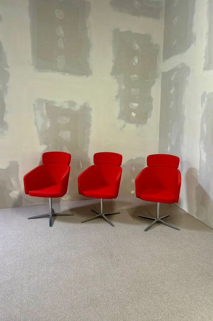 Bene Drehstühle Konferenz Stühle rot wie neu top Zustand 1x