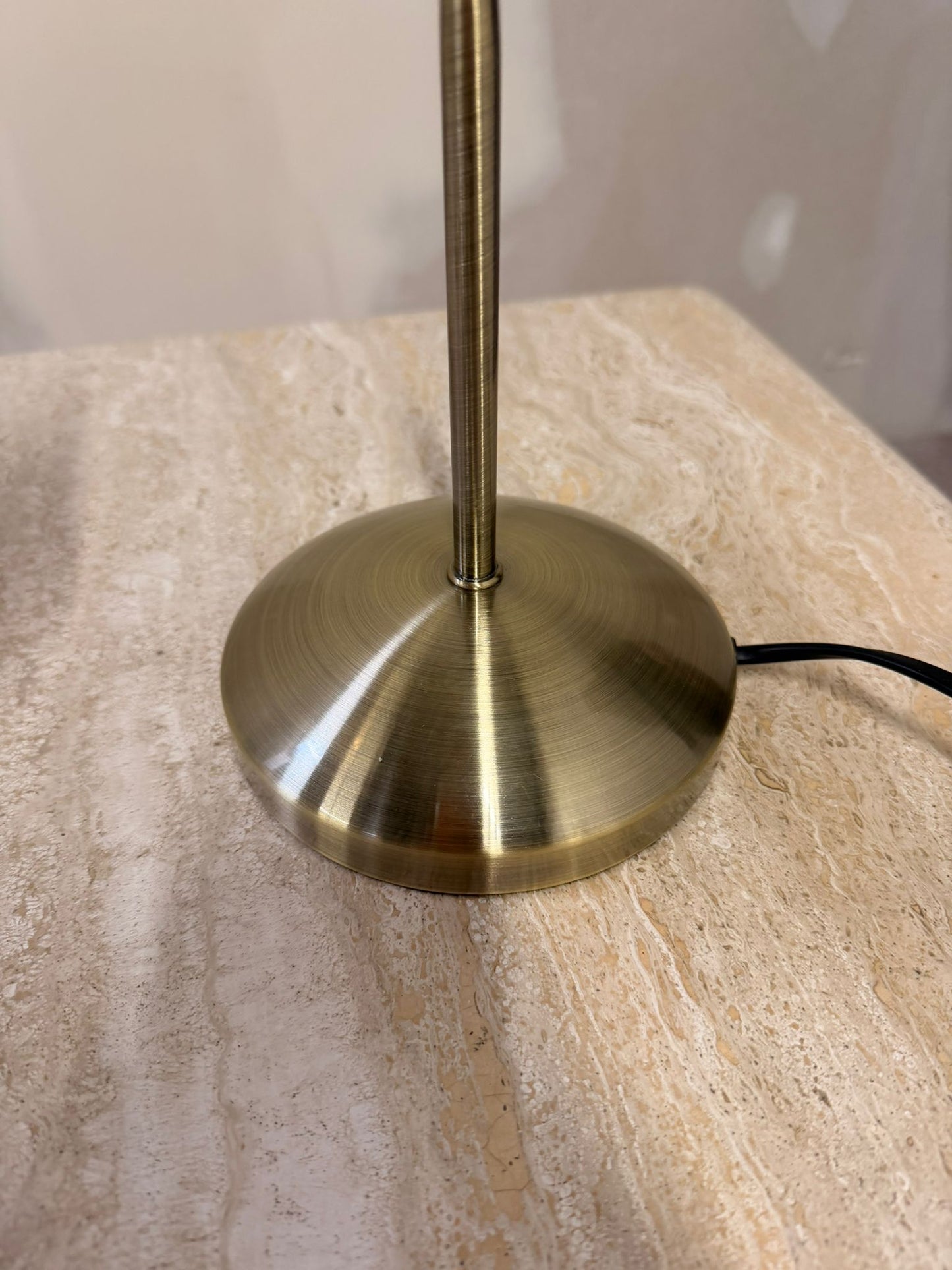 Paul Neuhaus Pino Tischlampen Messing Dimmbar mit Flexarm
