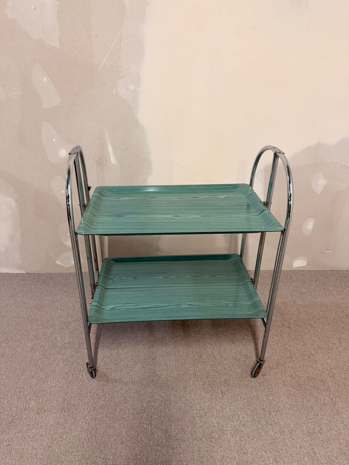 Klappbarer Vintage 1960`s Gerlinol Dinett Servierwagen