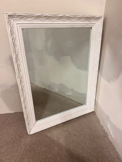 Spiegel weiss mit Verzierungen Shabby Chic, Wandspiegel