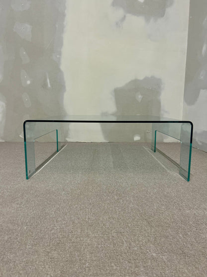 Calligaris Waterfall Designer Glastisch Couch Tisch