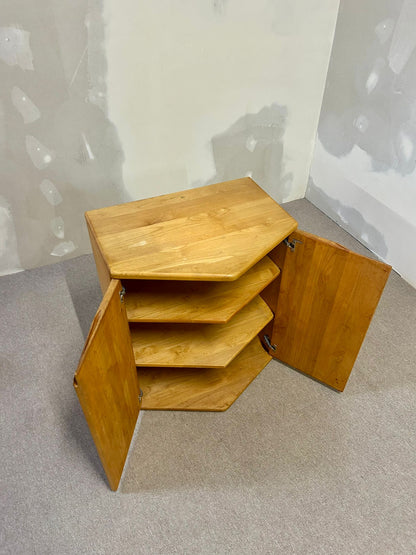 Eckschrank Kommode aus Holz Buche von Lübke