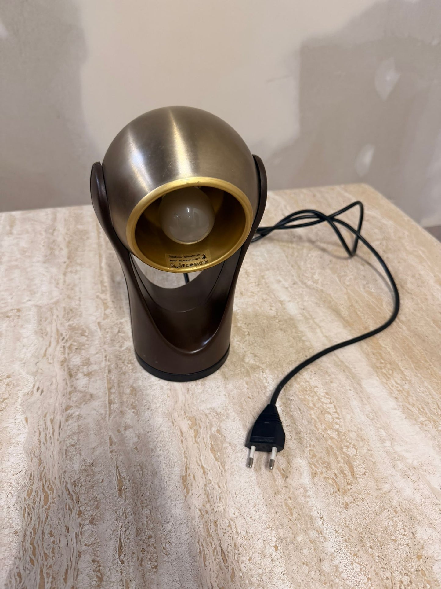 Vintage Design Lampe 1970`s Space Age Sensorette Augapfel