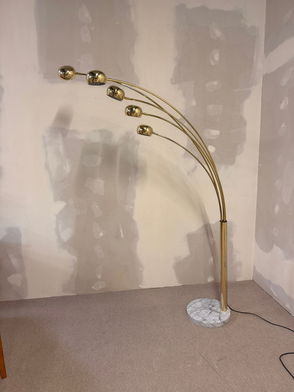 Vintage Designer Bogenlampe „Rondo“ von LaRelco Milano Italy
