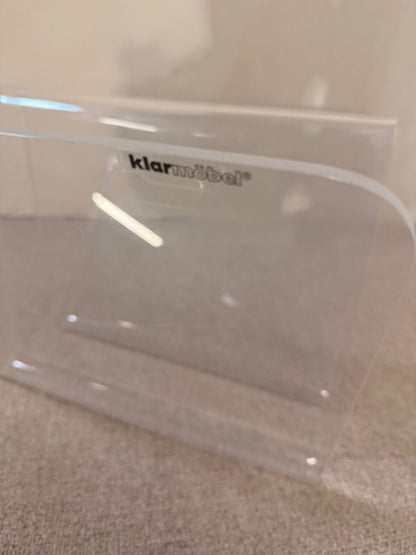 Transparente Zeitschriftenständer aus Plexiglas Acrylglas