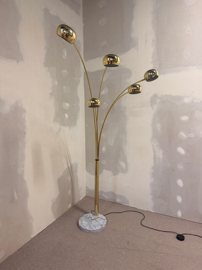 Vintage Designer Bogenlampe „Rondo“ von LaRelco Milano Italy