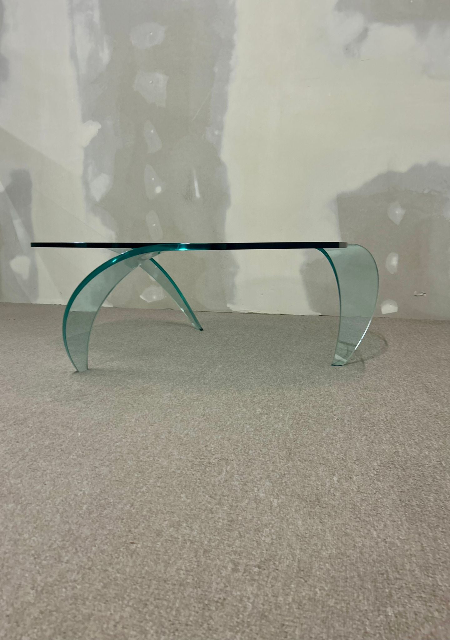 Design Glas Couchtisch Unikat Coffee Table Blickfang