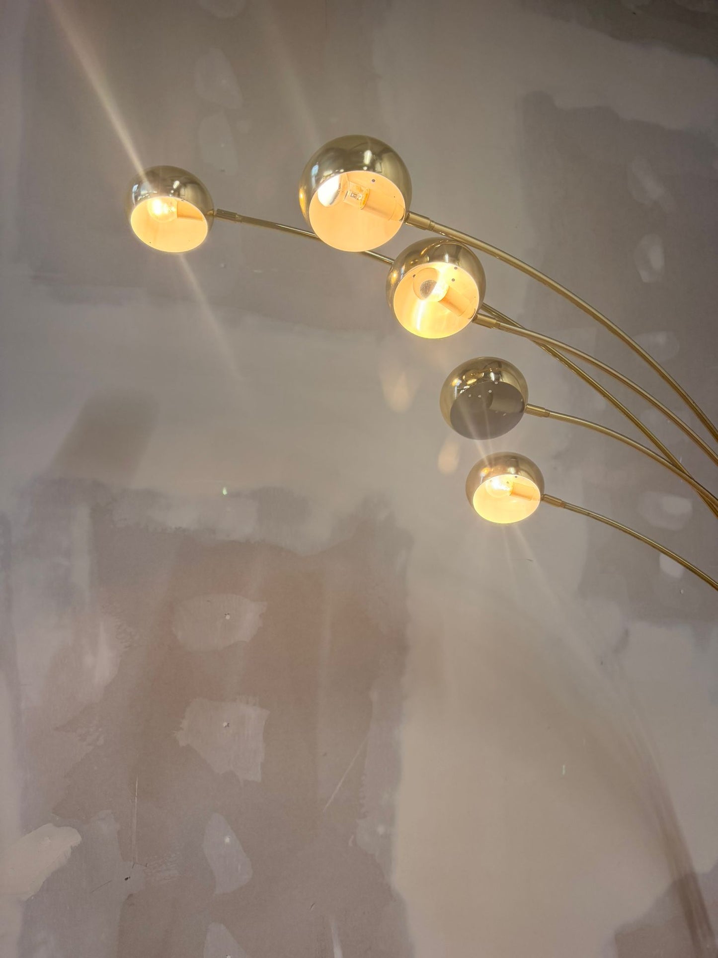 Vintage Designer Bogenlampe „Rondo“ von LaRelco Milano Italy