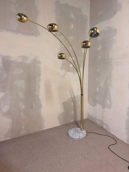 Vintage Designer Bogenlampe „Rondo“ von LaRelco Milano Italy