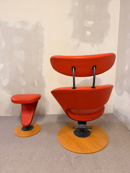 Peel Sessel aus Leder von Olav Eldøy für Varier (Stokke)
