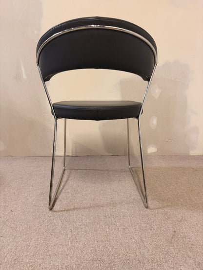 Stuhl New York von Connubia by Calligaris, Polsterstuhl