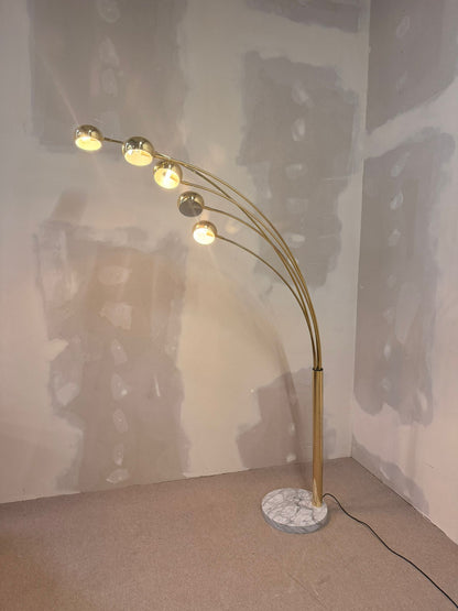 Vintage Designer Bogenlampe „Rondo“ von LaRelco Milano Italy