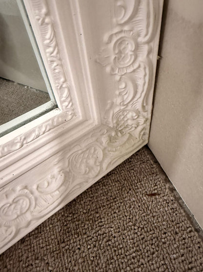 Spiegel weiss mit Verzierungen Shabby Chic, Wandspiegel