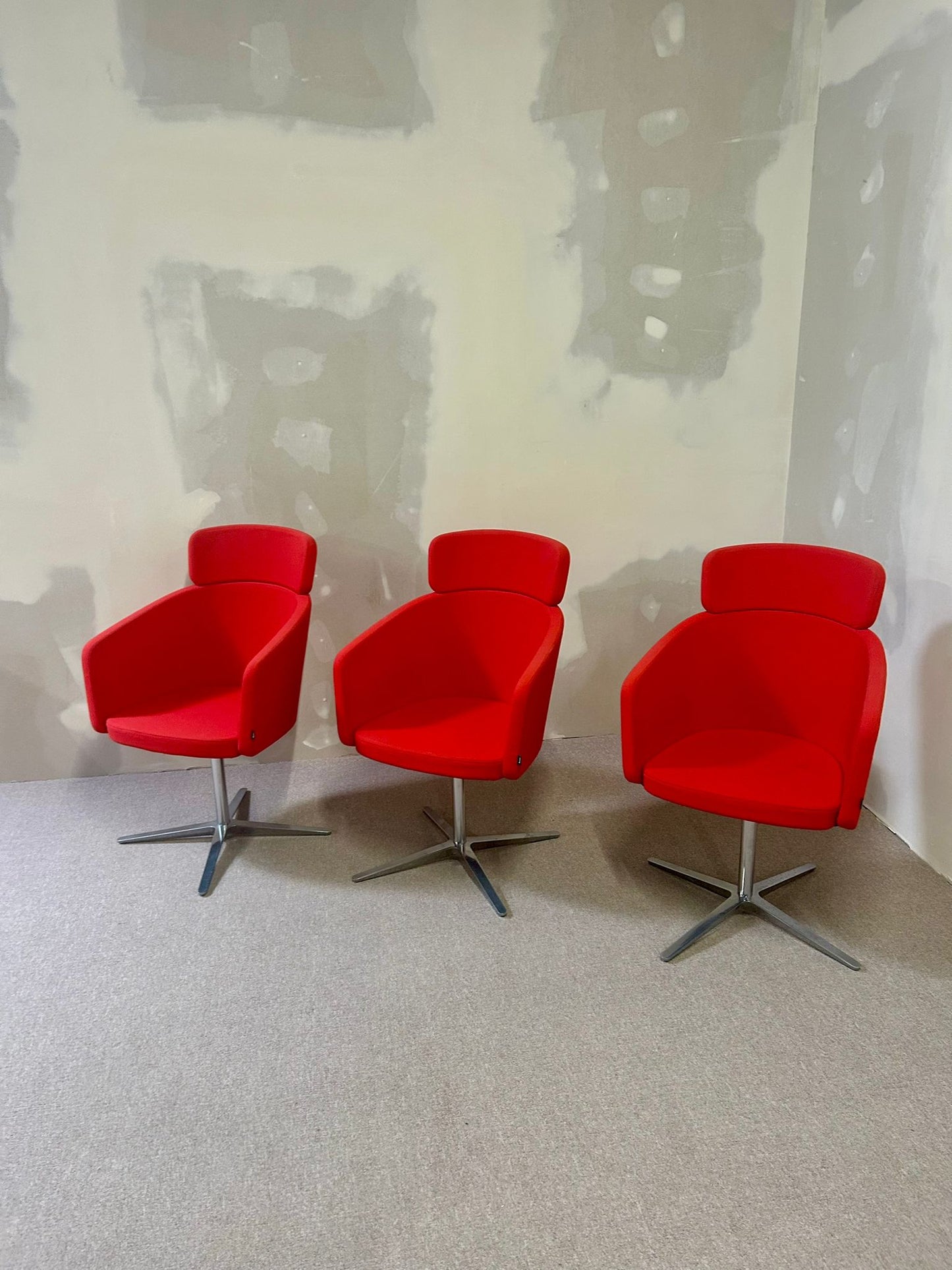 Bene Drehstühle Konferenz Stühle rot wie neu top Zustand 1x