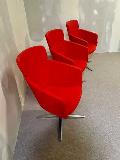 Bene Drehstühle Konferenz Stühle rot wie neu top Zustand 1x